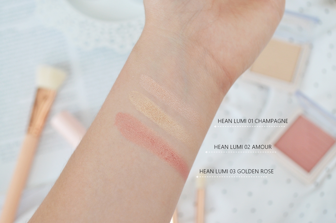 hean lumi róż i rozświetlacze puderek.com.pl